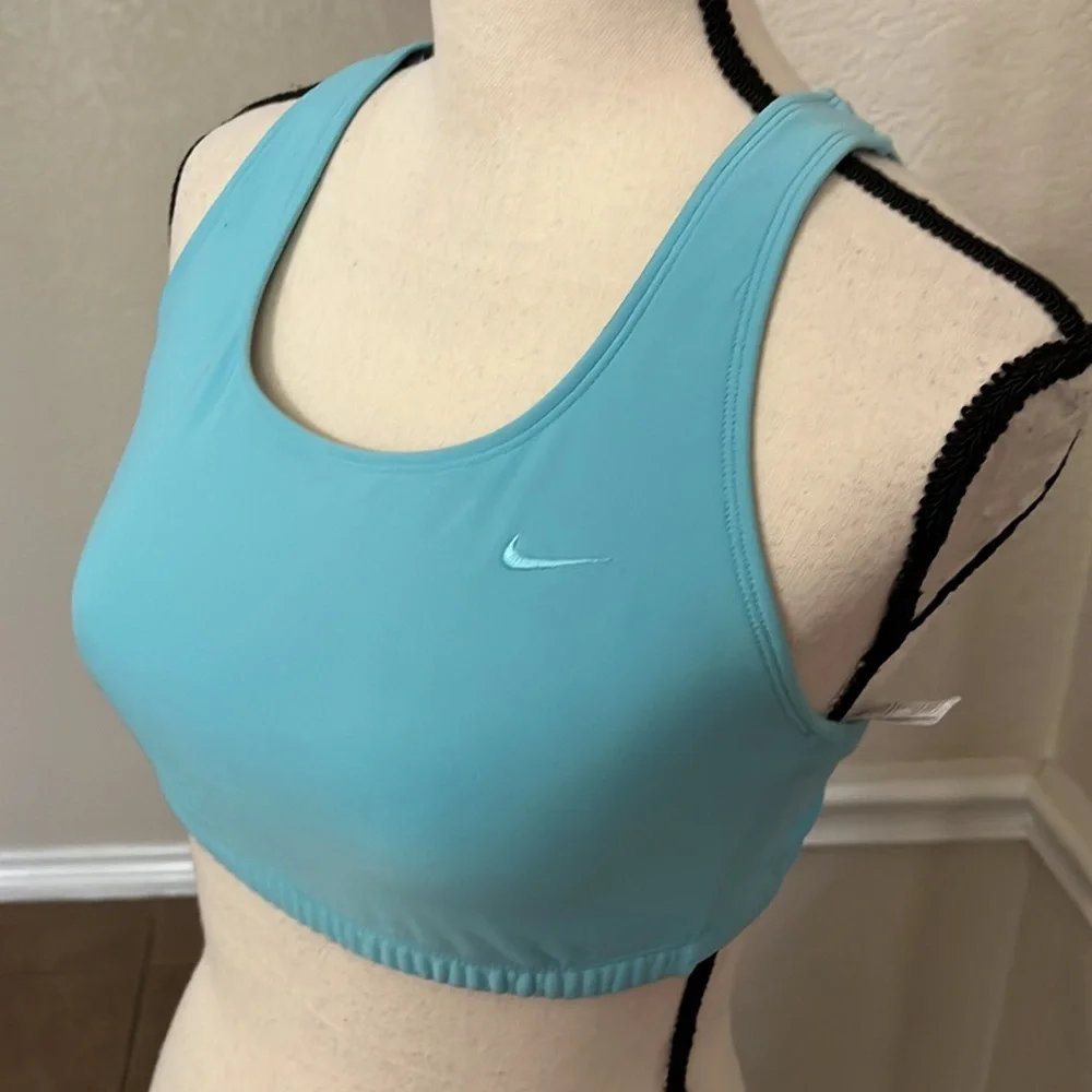 Nike DRI-Fit  turquoise sports bra